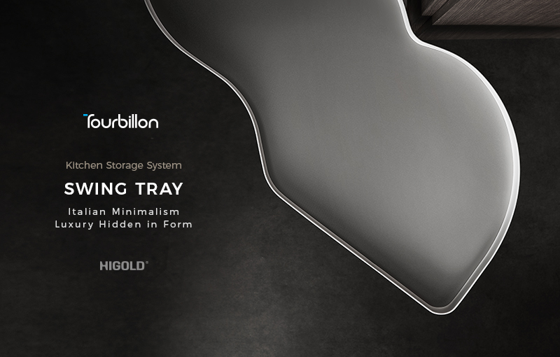 Ra mắt Tourbillon · Rổ góc kéo xoay Swing Tray